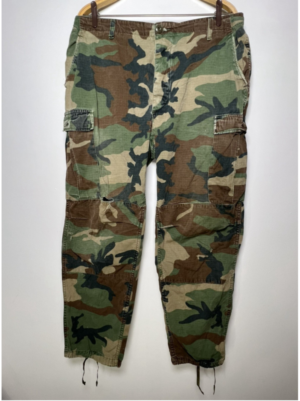 USGI 1985 M81 Woodland BDU Pants Large Regular Cotton Ripstop Propper Vintage